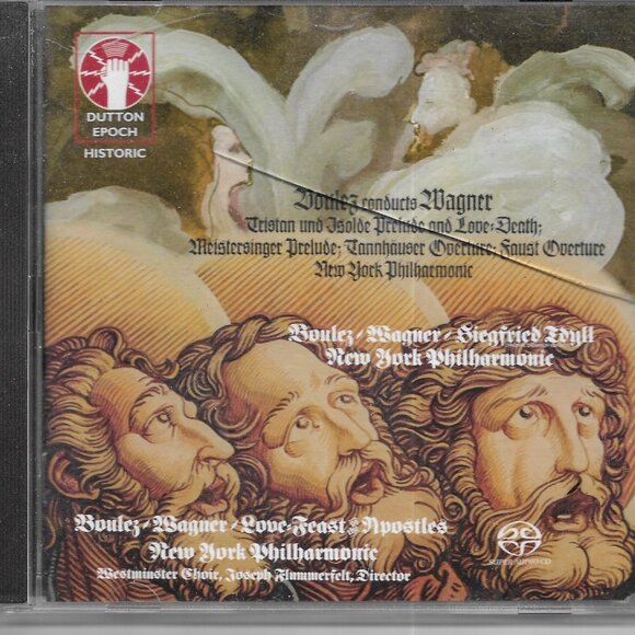Pierre Boulez Conducts Wagner SACD Meistersinger Prelude Siegfried Idyll Import - Picture 1 of 2